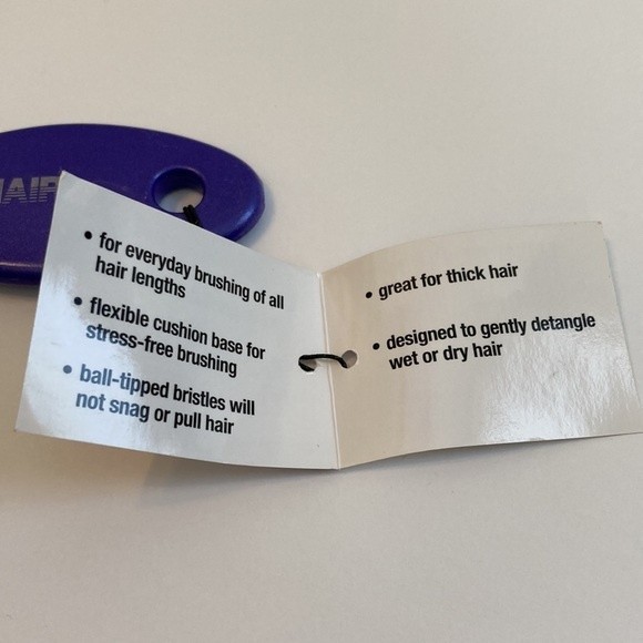 Conair Color Vibes Purple Hair Brush Everyday Stylers NWT - Picture 6 of 9